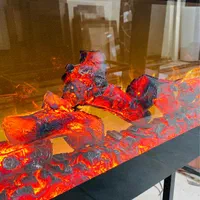 شومینه برقی باهیزم سه بعدی مدل۱۰۰۱۰|بخاری، هیتر، شومینه|فلاورجان, |دیوار