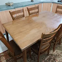 نهارخوری 6نفره|میز و صندلی غذاخوری|فولادشهر, C4|دیوار