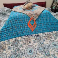 لحاف کرسی دستدوز طرح طوبی