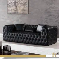 مبل راحتی چستر تمام لمسه پارچه ای چرمی تحویل فوری|مبلمان خانگی و میز عسلی|چهاردانگه (تهران), |دیوار