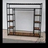 دو طرف رخت دار رگال قفسه دار