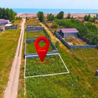 قطعه ساحلی خوشواره درمنطقه امن وخوش آب وهوای گیلان