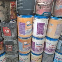 بشکه ۲۰ لیتری خالی روغن صنعتی|ظروف نگهدارنده، پلاستیکی، یکبارمصرف|کارون, |دیوار