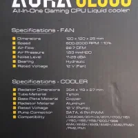 Aura GL360 خنک کننده RGB گیمدیاس
