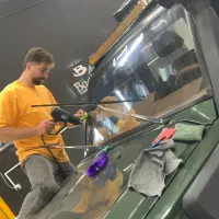 اجرا شیشه دودی سیار (درمحل)آموزش شیشه دودی 0تا 100