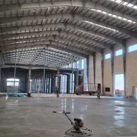 بتن ریزی ماله پروانه بتن رنگی