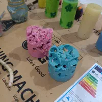 تعدادی شمع خراب / پارافین و غیره