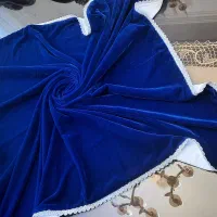 رومیزی مخمل سرمه ای