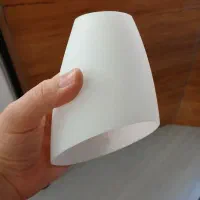 حباب لوستر و روشنایی گازی ۲ شعله  و تعدادی شیشه