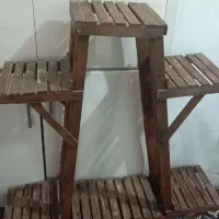 استند گل چوبی