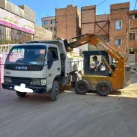 حمل نخاله خاک جابجایی مصالح نیسان خاور بابکت