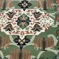فرش کناره هفت رنگ