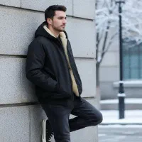 کاپشنمردانهمشکی|لباس|لواسان, |دیوار