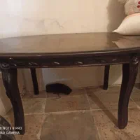 جلومبلی بزرگ باشیشه دودی ضخیم،صندلی|مبلمان خانگی و میز عسلی|قزوین, |دیوار