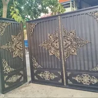 درب حیاط درب باغی درب فرفورژه درب کلاسیک کیت کتی|مصالح و تجهیزات ساختمان|خمینی‌شهر, |دیوار