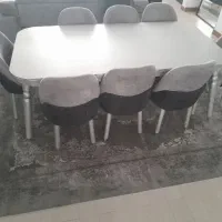 میزناهارخوری۸نفره|میز و صندلی غذاخوری|الوند, |دیوار