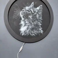 تابلوی ماه|تابلو، نقاشی، عکس|هشتگرد, هشتگرد قدیم|دیوار