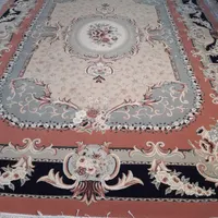 فرش ۹متری ۲عدد تمام نخ ستاره طلایی