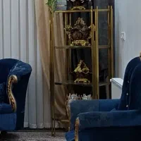 بوفه استیل طرح پیانو، آبکاری شده نو