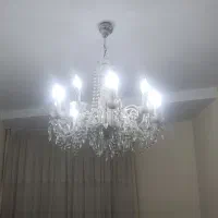 لوستر ۱۰ شاخه کریستالی|لوستر و چراغ آویز|تهران, شهرآرا|دیوار