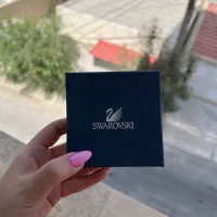 گردنبند سوراسکی آبکاری طلا