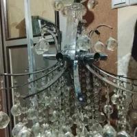 لوستر ۱۲شاخه استیل