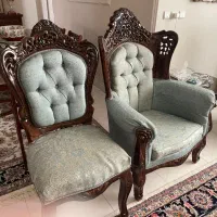 مبلمان استیل سلطنتی ۹ نفره ۲ رو منبت|مبلمان خانگی و میز عسلی|تهران, سید خندان (جلفا)|دیوار
