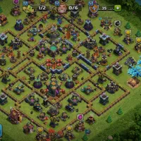 دوعدد اکانت کلش تاون هال۱۴