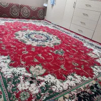 دو تخته فرش ماشینی ۴×۳ قرمز و یک تخته ۹ متری|فرش|زنجان, |دیوار
