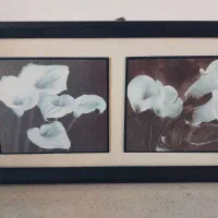تابلو طرح گل شیپوری سه بعدی