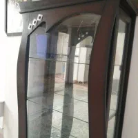 یه بوفه قهوه‌ای|بوفه، ویترین، کنسول|دامغان, |دیوار