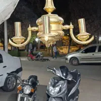 دو عدد لوستر|لوستر و چراغ آویز|یزد, |دیوار