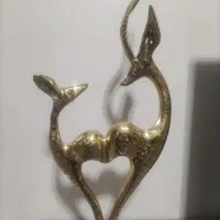 غزال و گوزن برنز