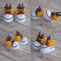 پاپوش شیک بچگانه بافتنی