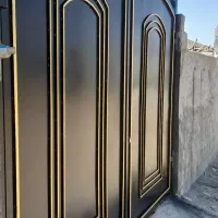 رنگ کاری و رنگ آمیزی درب حیاط و پنجره و ...|خدمات پیشه و مهارت|یاسوج, |دیوار