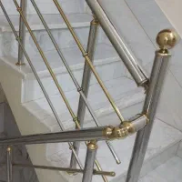 نرده استیل راه پله و تراس|خدمات پیشه و مهارت|چگنی, |دیوار