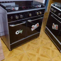 گاز طرح فر فلزی دو درب شیشه‌ای