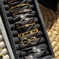 دستبند آبکاری نقره وطلا