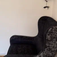 مبل تکی رنگ مشکی|مبلمان اداری|قشم, |دیوار