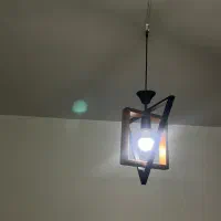 لوستر چوبی فلزی ۴۵۰ تومان