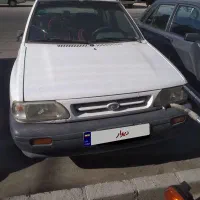 پراید سفید ۸۳ دوگانه رینک اسپرت