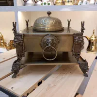 منقل پنج کاره ذغالی برقی گازی مناسب دله عربی|کلکسیون اشیاء عتیقه|شوشتر, |دیوار