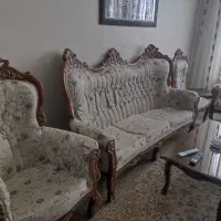 مبلمان نیمه استیل9نفره|مبلمان خانگی و میز عسلی|گلبهار, شهر جدید گلبهار|دیوار