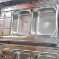 سینک استیل لگن عمیق فرامکو|آب‌چکان و نظم‌دهنده ظروف|شیراز, ریشمک|دیوار