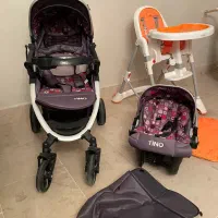 سرویس ست کالسکه و صندلی غذاخوری|کالسکه و لوازم جانبی|کاشان, دانش|دیوار