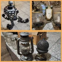 لوستر برنجی و کریستالی|لوستر و چراغ آویز|تهران, مجیدیه|دیوار