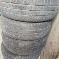 چهار عدد لاستیک سمند ۱۵ در حد زاپاس