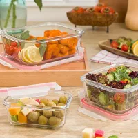 ظرف شیشه ای درب دار لیمون|ظروف نگهدارنده، پلاستیکی، یک‌بارمصرف|مشهد, زمرد|دیوار