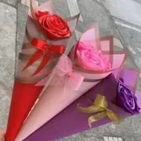 باکس و دسته گل های روبانی فومی و کاغذی|گل مصنوعی|مشهد, آزادشهر|دیوار