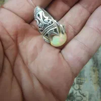 انگشتر اوپال نقره دست ساز|جواهرات|تهران, شادآباد|دیوار